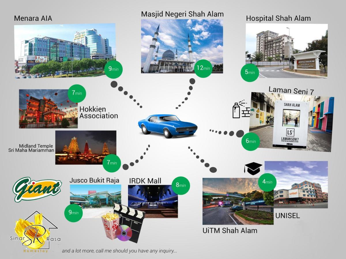 I-City Homestay - Shah Alam, Hospital Shah Alam, Uitm, Central Mall Sogo, Seksyen 7 Exterior foto